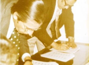 Firma del Acta de Constitución en Sida Ltda agosto de 1980