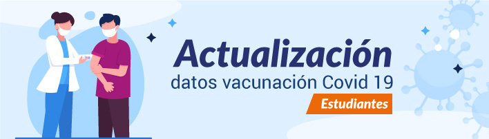 Imagen actualización datos vacunas estudiantes