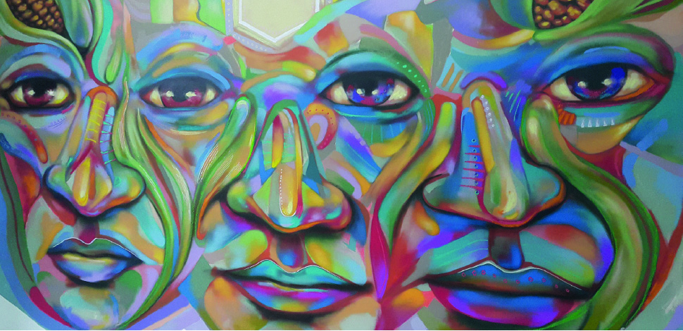 Mural rostros