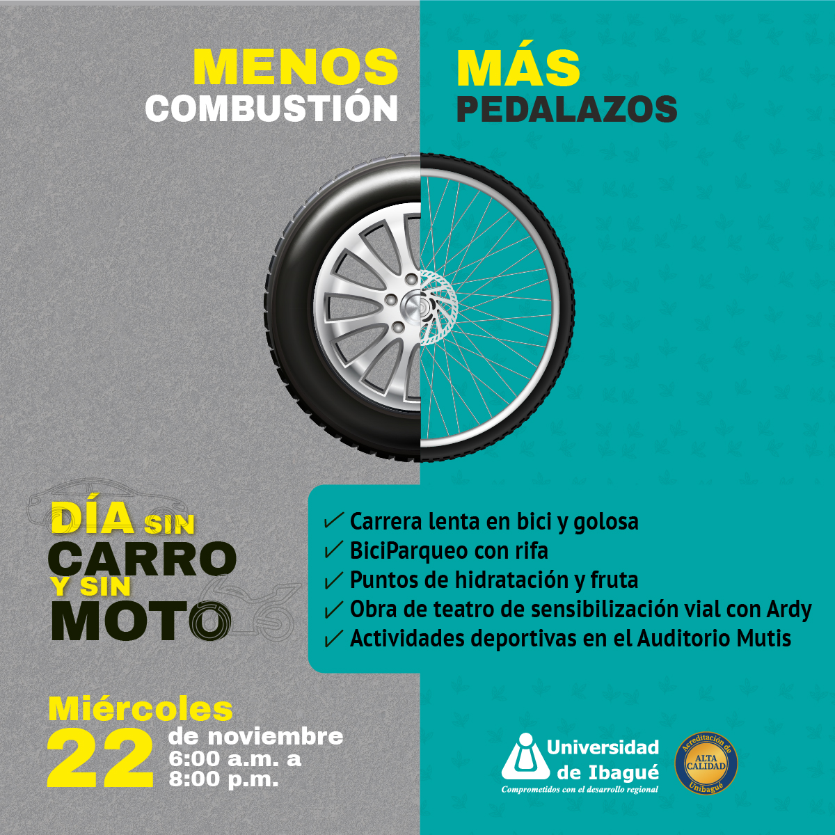 Actividades Día sin carro y sin moto