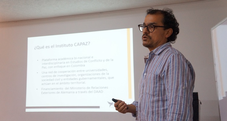 Carlos Nupia, de Capaz, en la Universidad de Ibagué