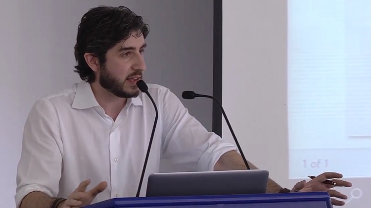 Graziano Palamara, ponente de la Cátedra Inaugural de la Facultad de Derecho y Ciencias Políticas, expuso la temática Democracia y procesos políticos en los laboratorios de América Latina.