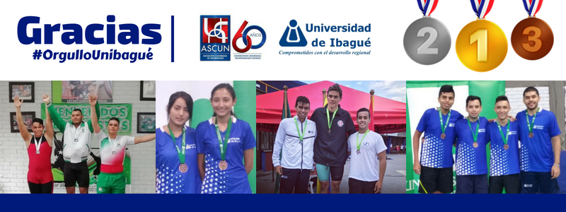 Diecinueve medallas obtuvieron los estudiantes de la Universidad de Ibagué que participaron en la competencia deportiva del Nodo Centro Occidente de Ascun.