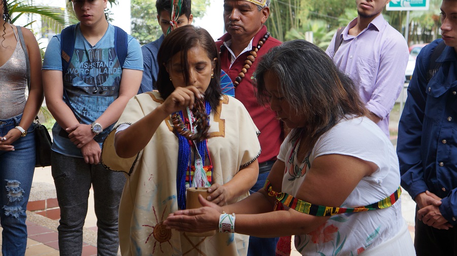 El homenaje en la Universidad de Ibagué es permanente y mucho más, al existir la Conmemoración del Día Internacional de los Pueblos Indígenas.