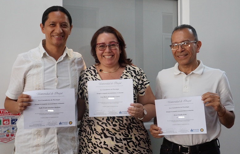 Exaltación a coordinadores de Consultorios de Psicología