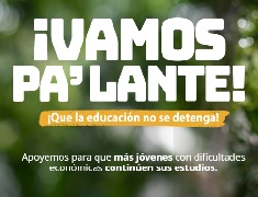 En esta edición de ¡Vamos Pa'lante!, la meta es $4.000 millones, con lo que se pretende entregar también auxilios de alimentación, transporte, materiales y vivienda.